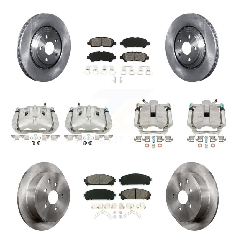 Transit Auto KC8-100943S Disc Brake Kit for 2014 Toyota Highlander - Front and Rear product image