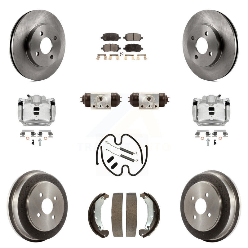 Transit Auto KC8-100943T Disc Brake Kit for 2003-2007 Chevrolet Cobalt, Pontiac Pursuit, Saturn Ion - Front and Rear product image