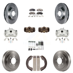Transit Auto KC8-100945P Disc Brake Kit for 2007-2017 Dodge Caliber, Dodge Avenger, Jeep Compass & more - Front and Rear product image