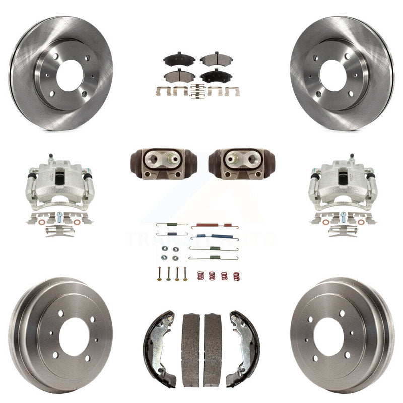 Transit Auto KC8-100945T Disc Brake Kit for 2002-2004 Hyundai Elantra - Front and Rear product image