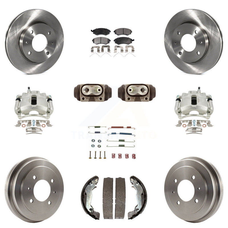 Transit Auto KC8-100946T Disc Brake Kit for 2002 Hyundai Elantra - Front and Rear product image