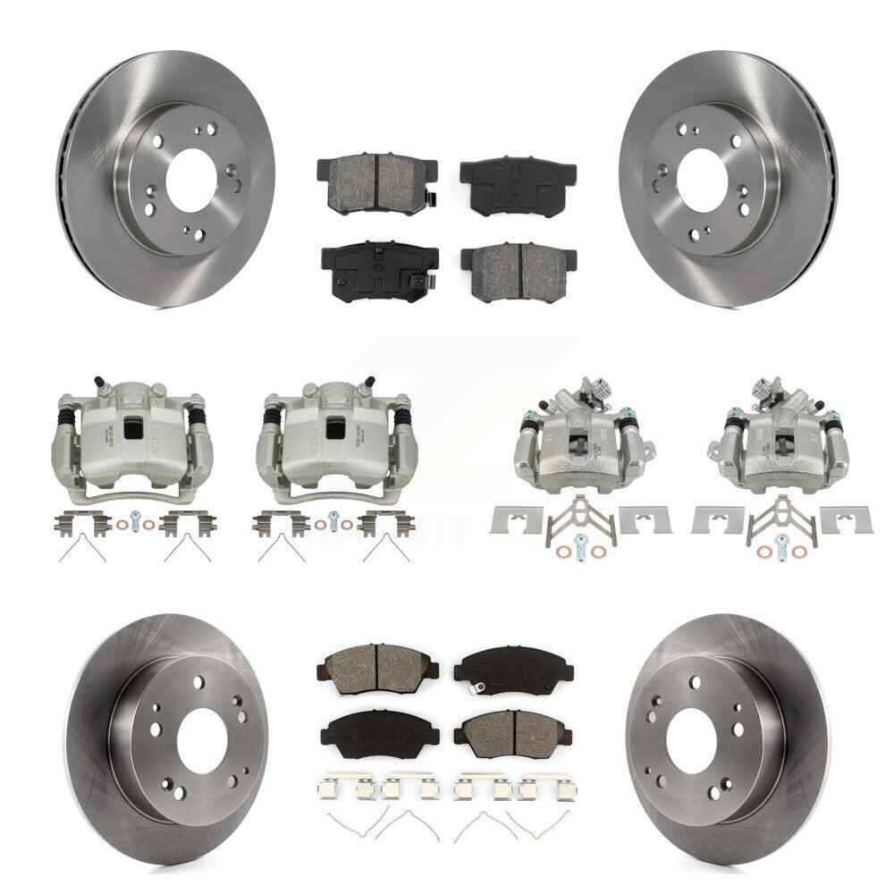 Transit Auto KC8-100947S Disc Brake Kit for 2002-2006 Honda Civic, Acura RSX - Front and Rear product image