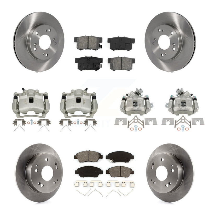 Transit Auto KC8-100947S Disc Brake Kit for 2002-2006 Honda Civic, Acura RSX - Front and Rear product image