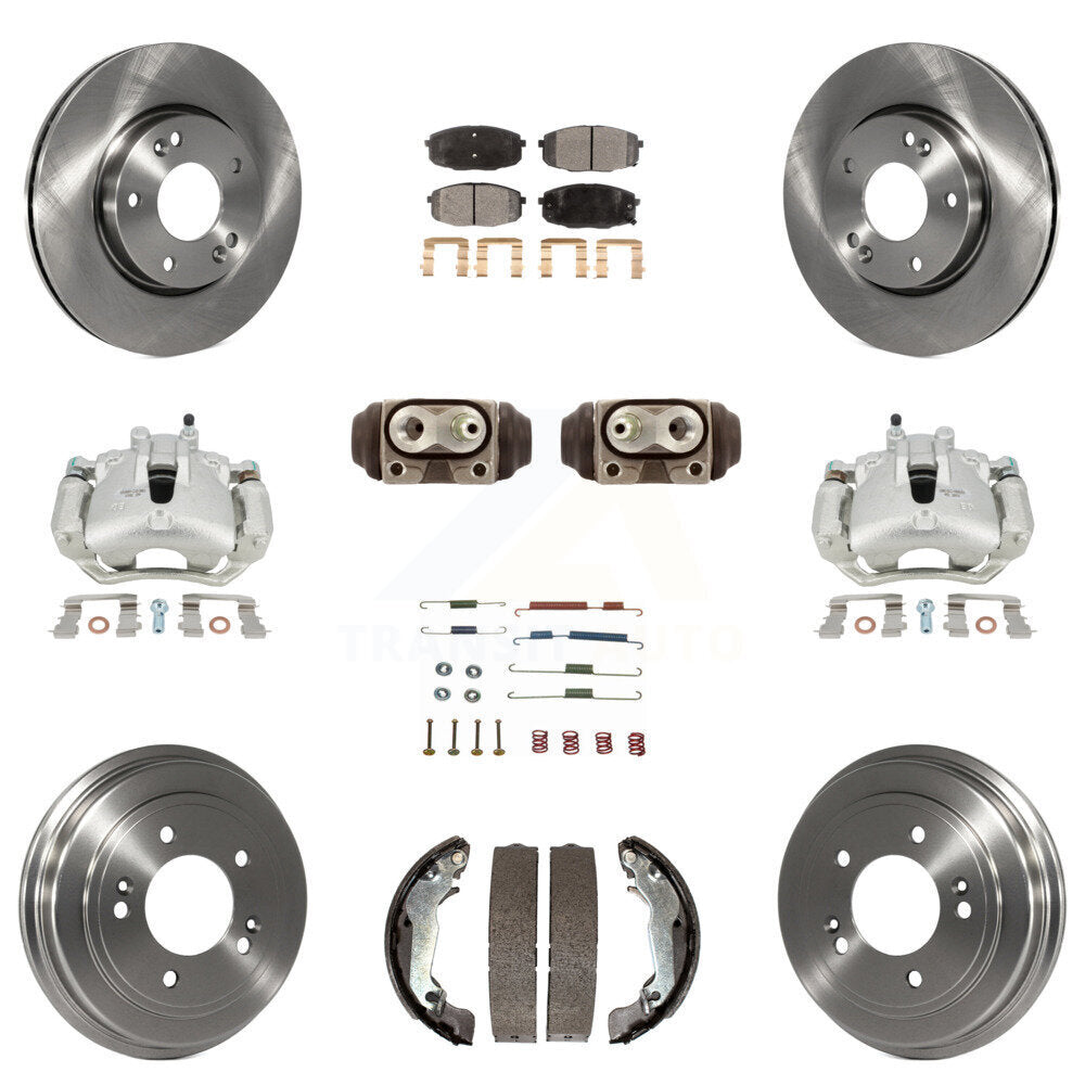 Transit Auto KC8-100948T Disc Brake Kit for 2009-2010 Hyundai Elantra - Front and Rear product image
