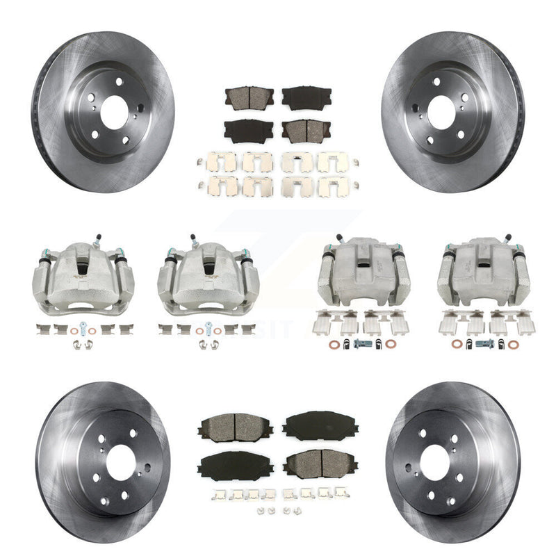 Transit Auto KC8-100949S Disc Brake Kit for 2012-2018 Toyota RAV4 - Front and Rear product image