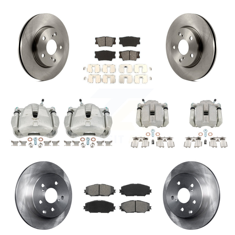 Transit Auto KC8-100950S Disc Brake Kit for 2006-2012 Toyota RAV4 - Front and Rear product image