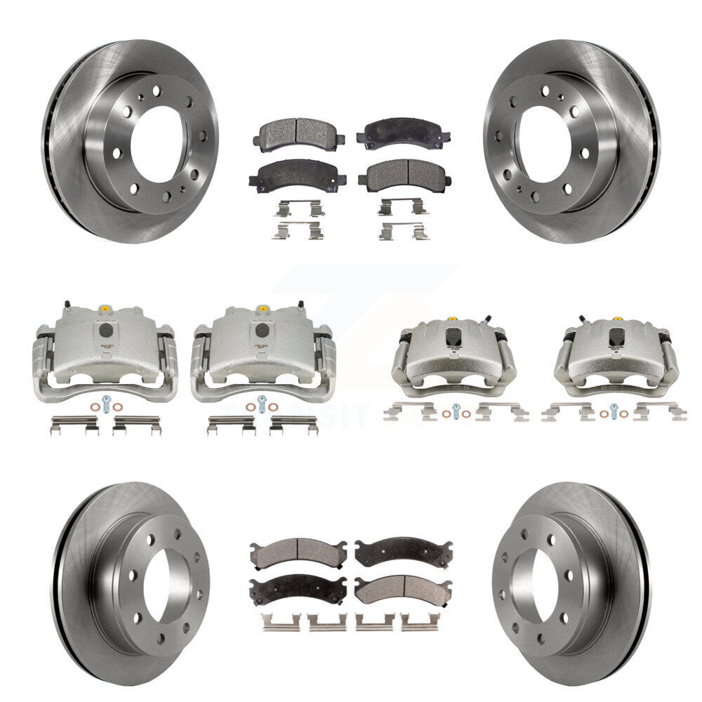 Transit Auto KC8-100952P Disc Brake Kit for 2008-2020 GMC Savana 2500, Chevrolet Express 2500 - Front and Rear product image