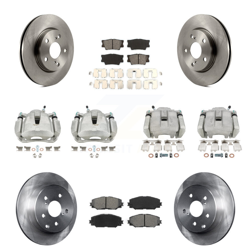 Transit Auto KC8-100953S Disc Brake Kit for 2013-2015 Toyota RAV4 - Front and Rear product image