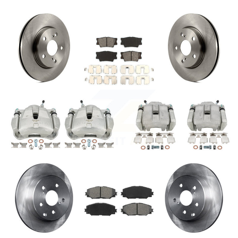 Transit Auto KC8-100954S Disc Brake Kit for 2013-2018 Toyota RAV4 - Front and Rear product image