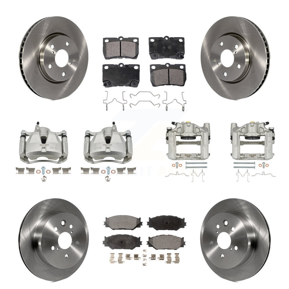 Transit Auto KC8-100955T Disc Brake Kit for 2010-2013 Lexus IS250 - Front and Rear product image