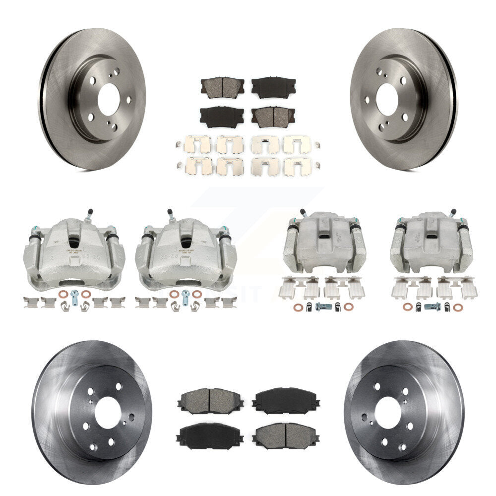 Transit Auto KC8-100956S Disc Brake Kit for 2014-2015 Toyota RAV4 - Front and Rear product image