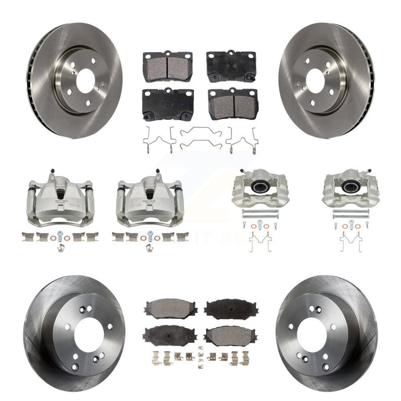Transit Auto KC8-100956T Disc Brake Kit for 2006-2009 Lexus IS250 - Front and Rear product image