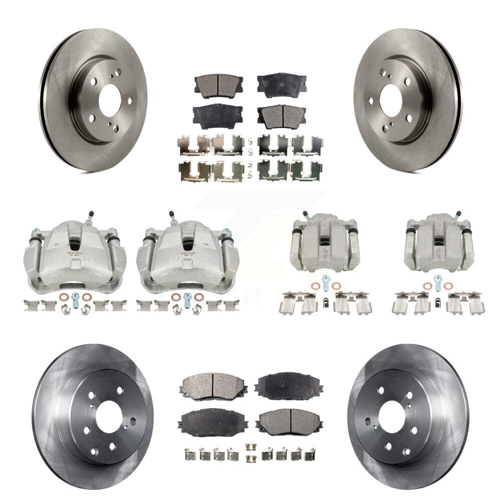 Transit Auto KC8-100957P Disc Brake Kit for 2006-2012 Toyota RAV4 - Front and Rear product image