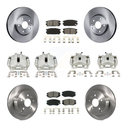 Transit Auto KC8-100957S Disc Brake Kit for 2010-2017 Chevrolet Equinox, GMC Terrain - Front and Rear product image