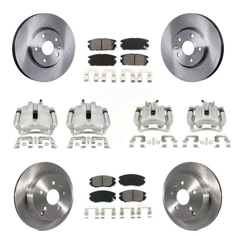 Transit Auto KC8-100957S Disc Brake Kit for 2010-2017 Chevrolet Equinox, GMC Terrain - Front and Rear product image