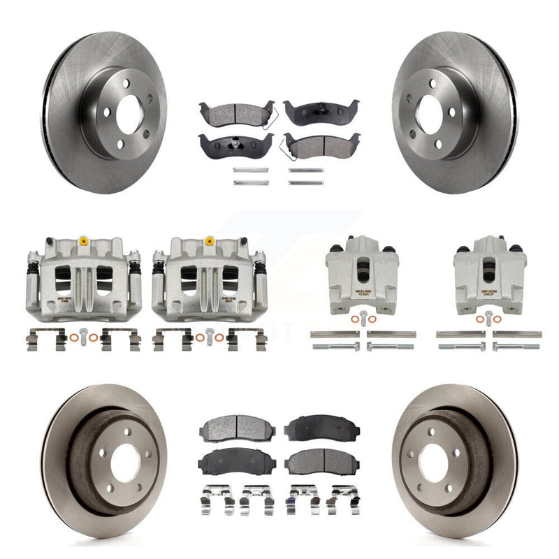 Transit Auto KC8-100957T Disc Brake Kit for 2010-2011 Ford Ranger - Front and Rear product image