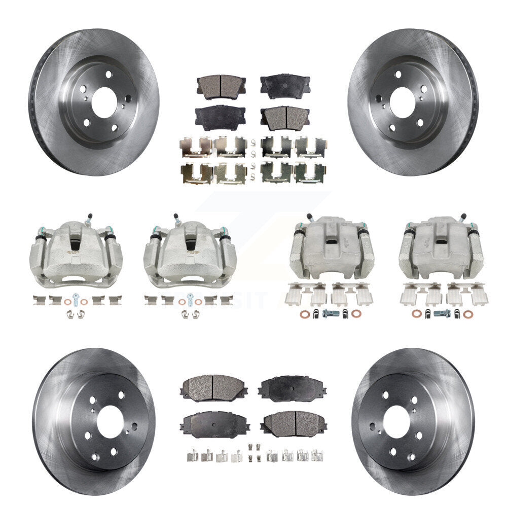 Transit Auto KC8-100958P Disc Brake Kit for 2012-2018 Toyota RAV4 - Front and Rear product image
