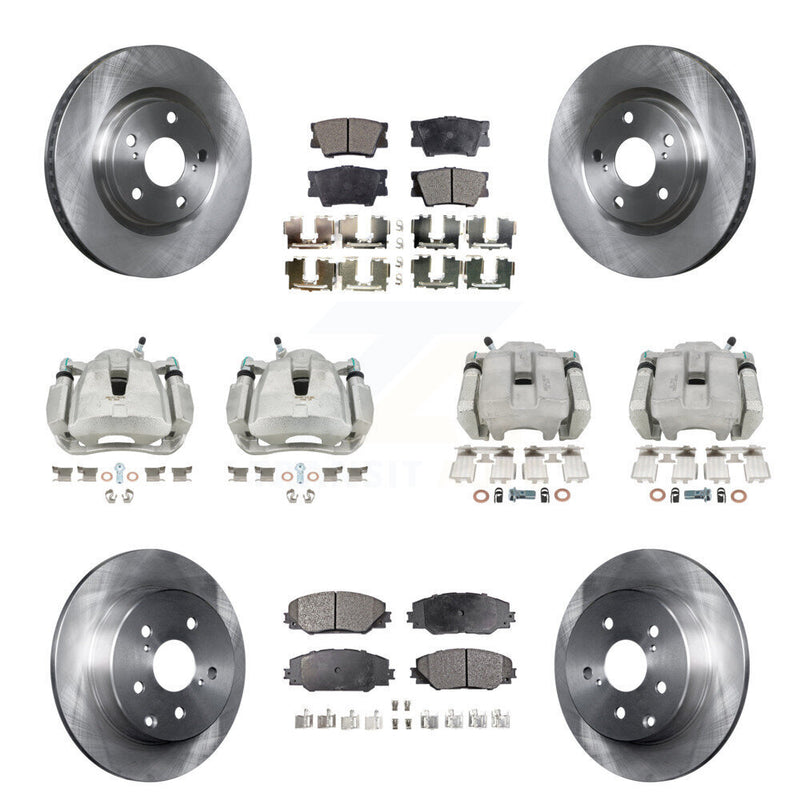 Transit Auto KC8-100958P Disc Brake Kit for 2012-2018 Toyota RAV4 - Front and Rear product image