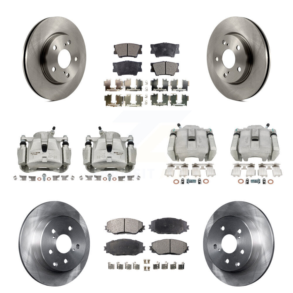 Transit Auto KC8-100959P Disc Brake Kit for 2012-2018 Toyota RAV4 - Front and Rear product image