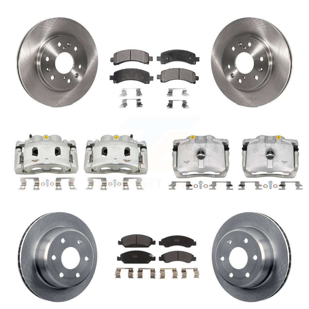 Transit Auto KC8-100960P Disc Brake Kit for 2009-2014 Chevrolet Express 1500, GMC Savana 1500 - Front and Rear product image