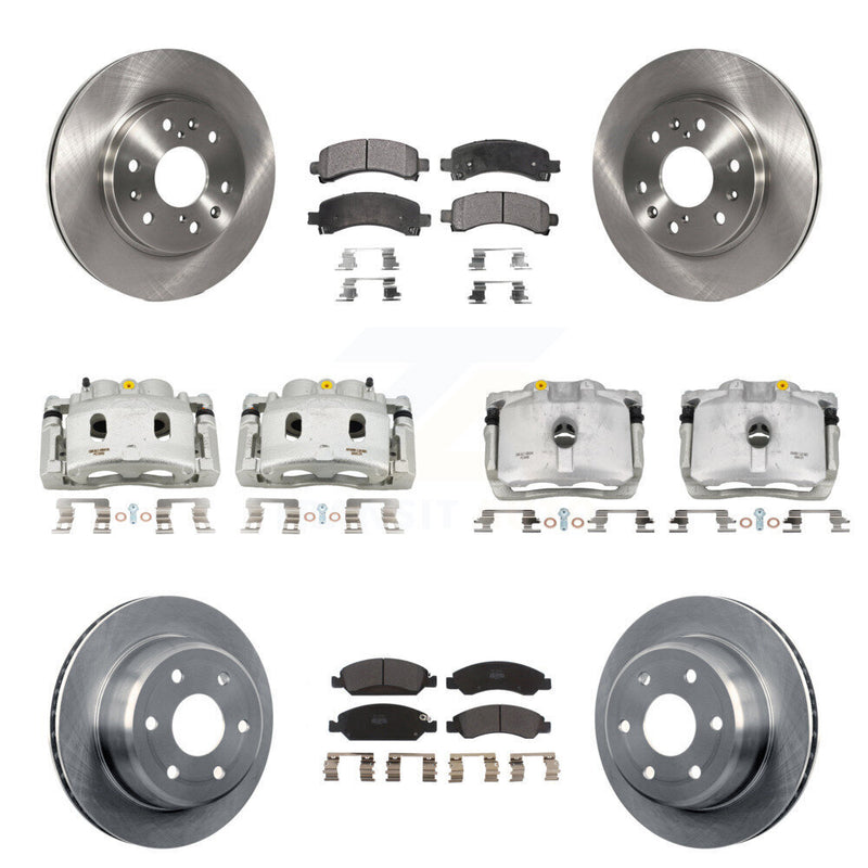 Transit Auto KC8-100960P Disc Brake Kit for 2009-2014 Chevrolet Express 1500, GMC Savana 1500 - Front and Rear product image