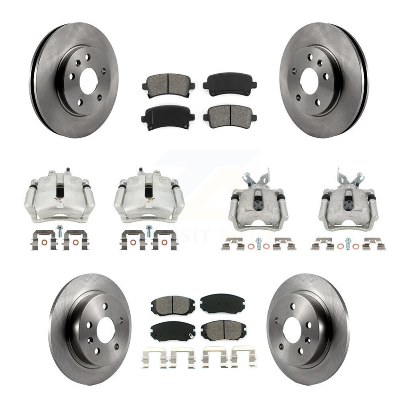 Transit Auto KC8-100960S Disc Brake Kit for 2013 Chevrolet Malibu - Front and Rear product image
