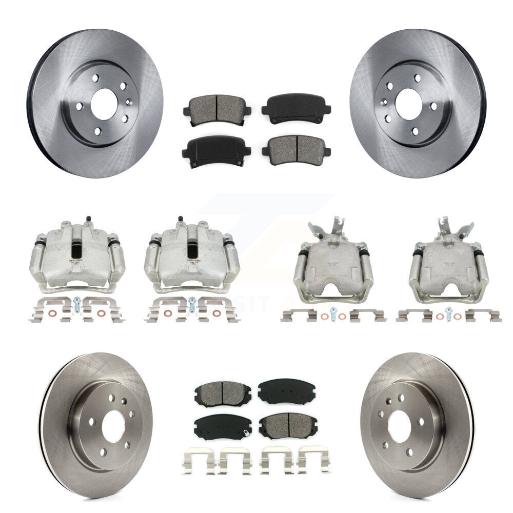 Transit Auto KC8-100961S Disc Brake Kit for 2014-2015 Chevrolet Malibu - Front and Rear product image