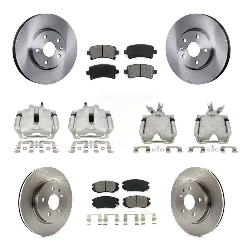 Transit Auto KC8-100961S Disc Brake Kit for 2014-2015 Chevrolet Malibu - Front and Rear product image