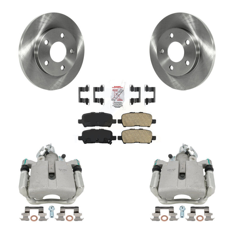 Transit Auto KC8-100962N Disc Brake Kit for 2004-2016 Chevrolet Impala Limited, Chevrolet Impala, Buick Allure & more - Rear product image