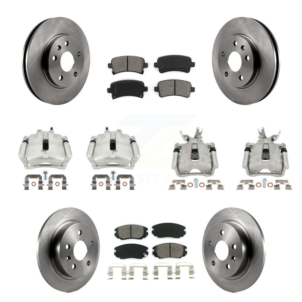 Transit Auto KC8-100962S Disc Brake Kit for 2014-2016 Chevrolet Malibu Limited, Chevrolet Malibu - Front and Rear product image