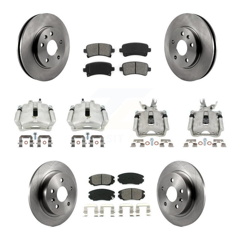 Transit Auto KC8-100962S Disc Brake Kit for 2014-2016 Chevrolet Malibu Limited, Chevrolet Malibu - Front and Rear product image
