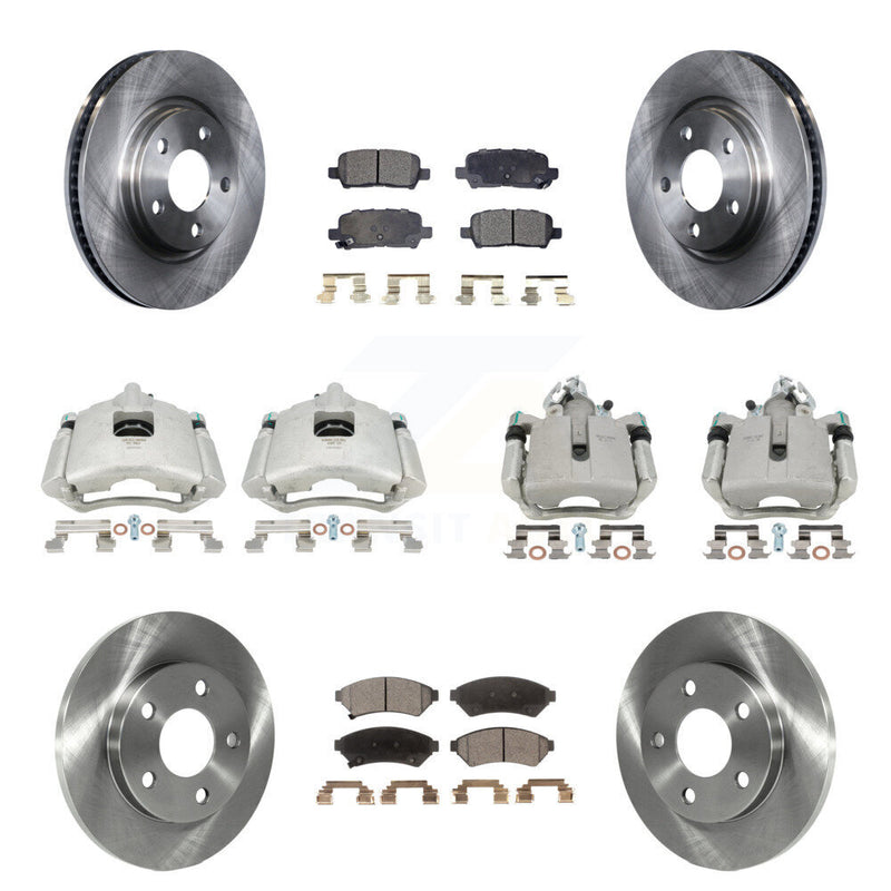 Transit Auto KC8-100962T Disc Brake Kit for 2005-2009 Buick Allure, Buick LaCrosse, Pontiac Grand Prix - Front and Rear product image