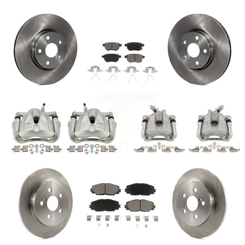 CMX KC8-100963C Disc Brake Kit for 2009-2019 Toyota Corolla, Toyota Matrix, Pontiac Vibe - Front and Rear product image