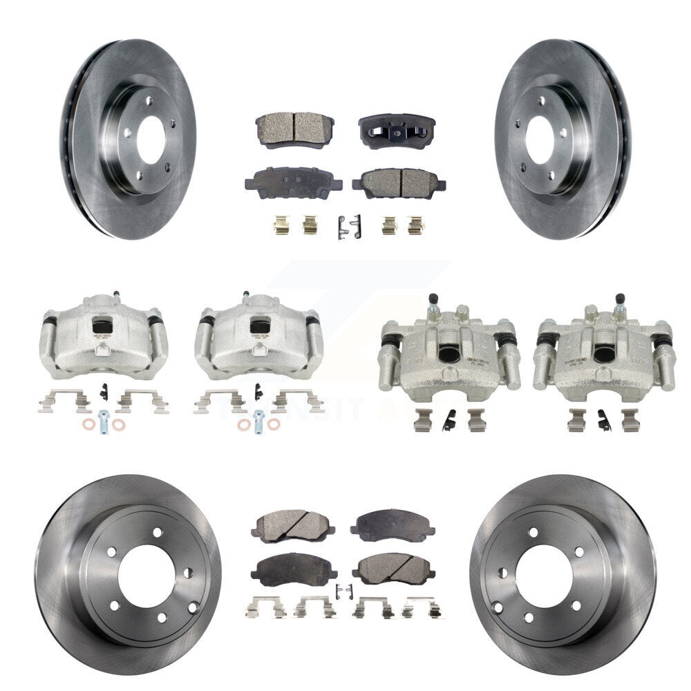 Transit Auto KC8-100963T Disc Brake Kit for 2007-2017 Chrysler 200, Dodge Caliber, Dodge Avenger & more - Front and Rear product image