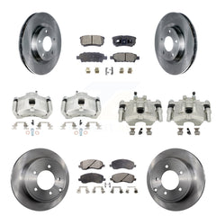 Transit Auto KC8-100963T Disc Brake Kit for 2007-2017 Chrysler 200, Dodge Caliber, Dodge Avenger & more - Front and Rear product image