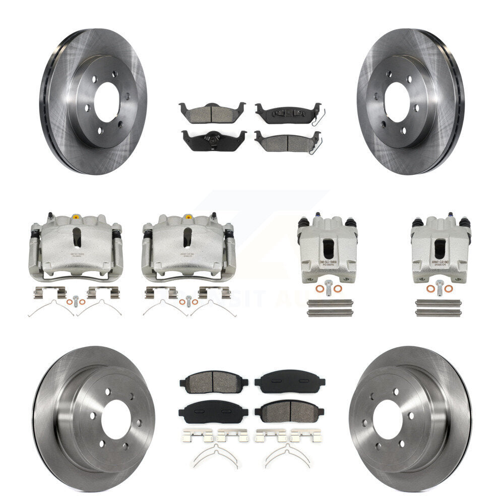 Transit Auto KC8-100964S Disc Brake Kit for 2004-2008 Lincoln Mark LT, Ford F-150 - Front and Rear product image