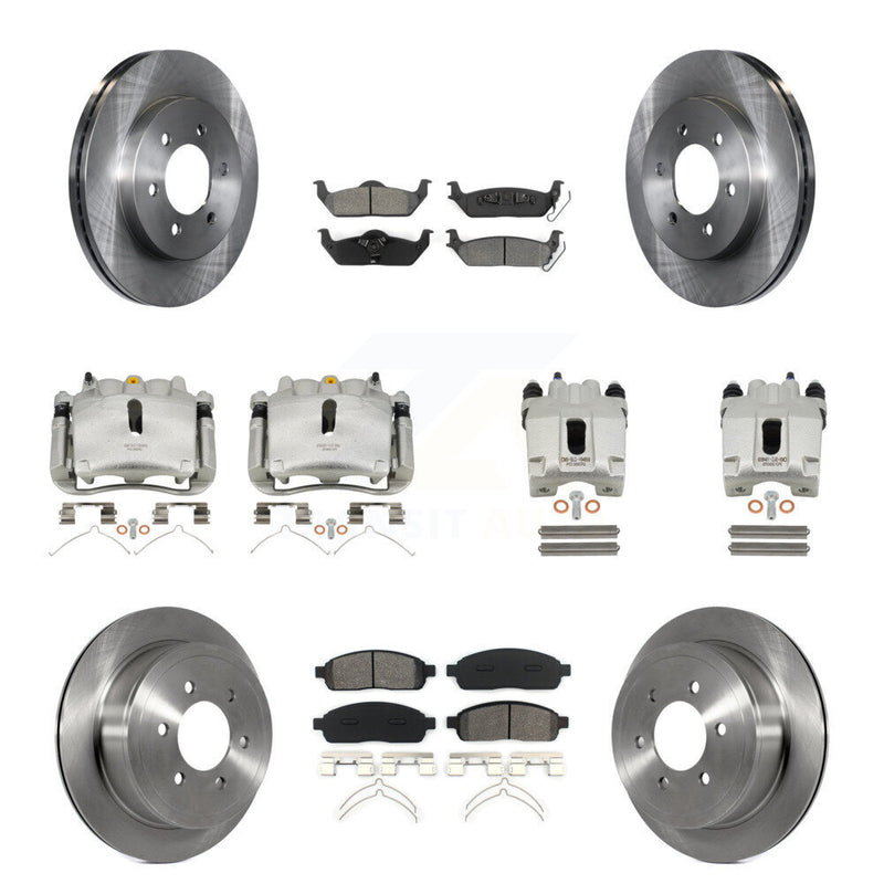 Transit Auto KC8-100964S Disc Brake Kit for 2004-2008 Lincoln Mark LT, Ford F-150 - Front and Rear product image