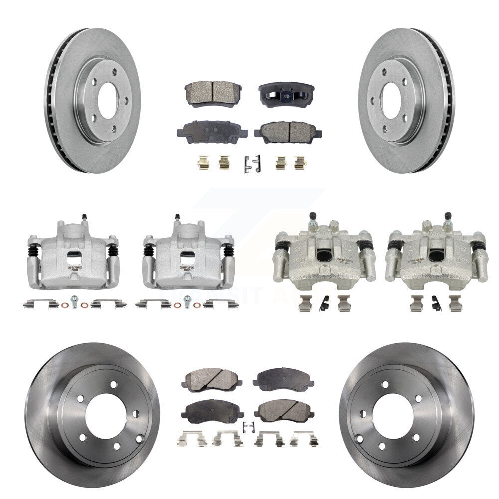 Transit Auto KC8-100964T Disc Brake Kit for 2008-2016 Mitsubishi Lancer - Front and Rear product image