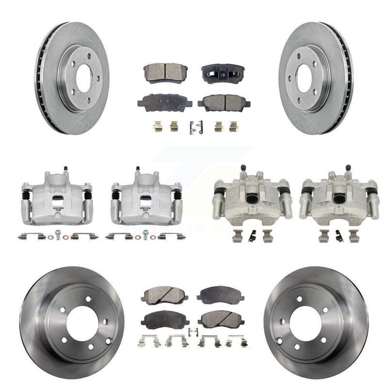 Transit Auto KC8-100964T Disc Brake Kit for 2008-2016 Mitsubishi Lancer - Front and Rear product image