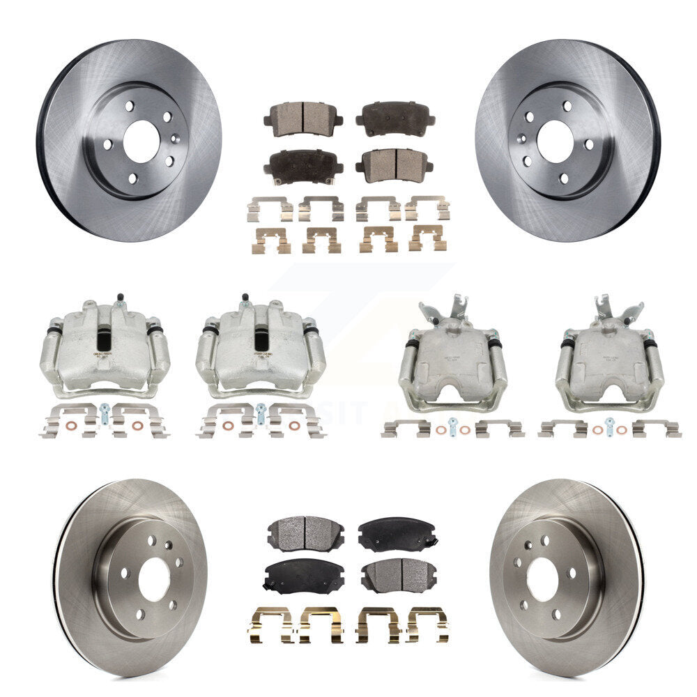 Transit Auto KC8-100965P Disc Brake Kit for 2014-2015 Chevrolet Malibu - Front and Rear product image