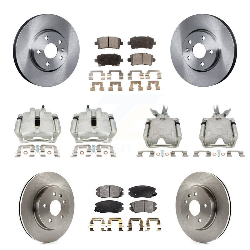 Transit Auto KC8-100965P Disc Brake Kit for 2014-2015 Chevrolet Malibu - Front and Rear product image