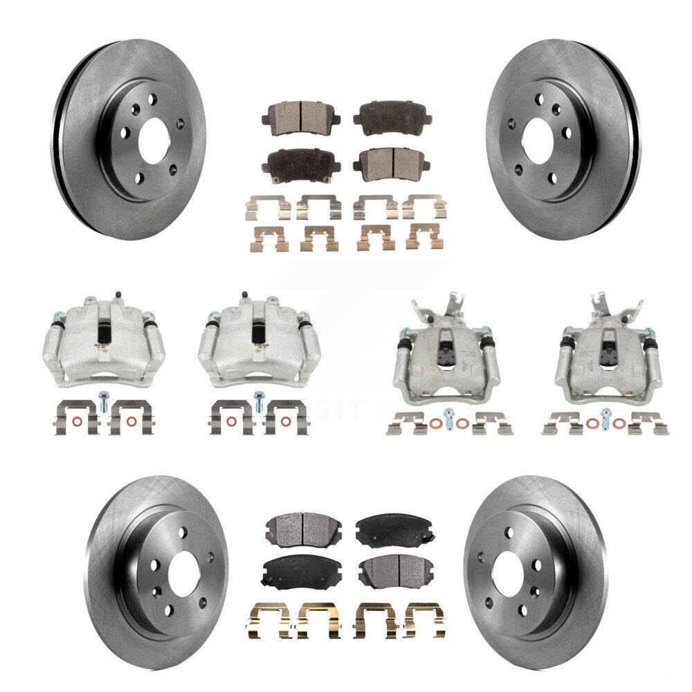 Transit Auto KC8-100966P Disc Brake Kit for 2014-2016 Chevrolet Malibu Limited, Chevrolet Malibu - Front and Rear product image
