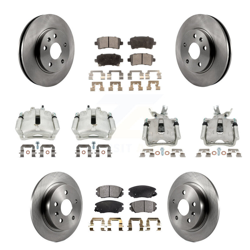 Transit Auto KC8-100966P Disc Brake Kit for 2014-2016 Chevrolet Malibu Limited, Chevrolet Malibu - Front and Rear product image