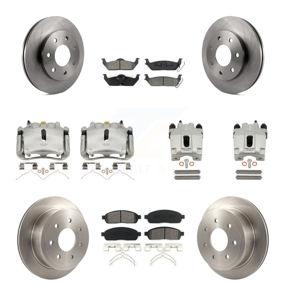 Transit Auto KC8-100966S Disc Brake Kit for 2004-2008 Lincoln Mark LT, Ford F-150 - Front and Rear product image