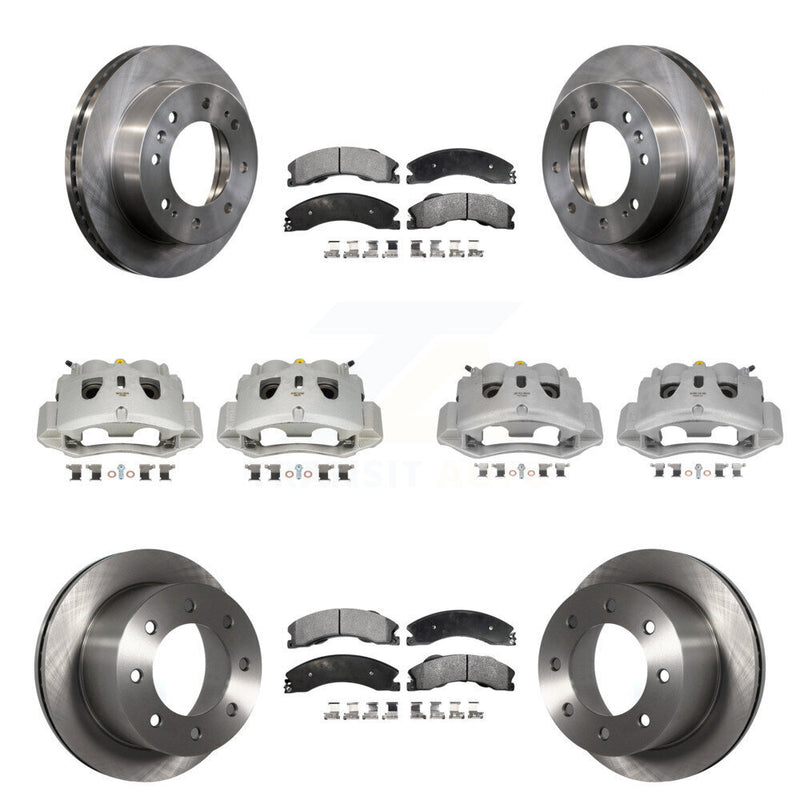 Transit Auto KC8-100967P Disc Brake Kit for 2011-2019 Chevrolet Silverado 3500 HD, GMC Sierra 3500 HD - Front and Rear product image