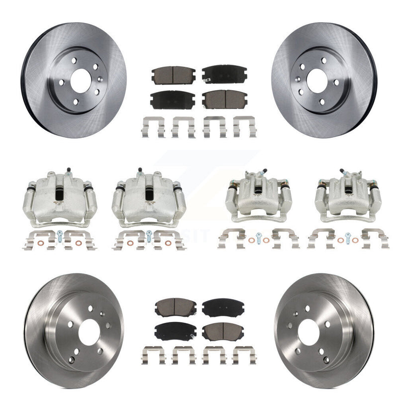 CMX KC8-100968C Disc Brake Kit for 2010-2017 Chevrolet Equinox, GMC Terrain - Front and Rear product image