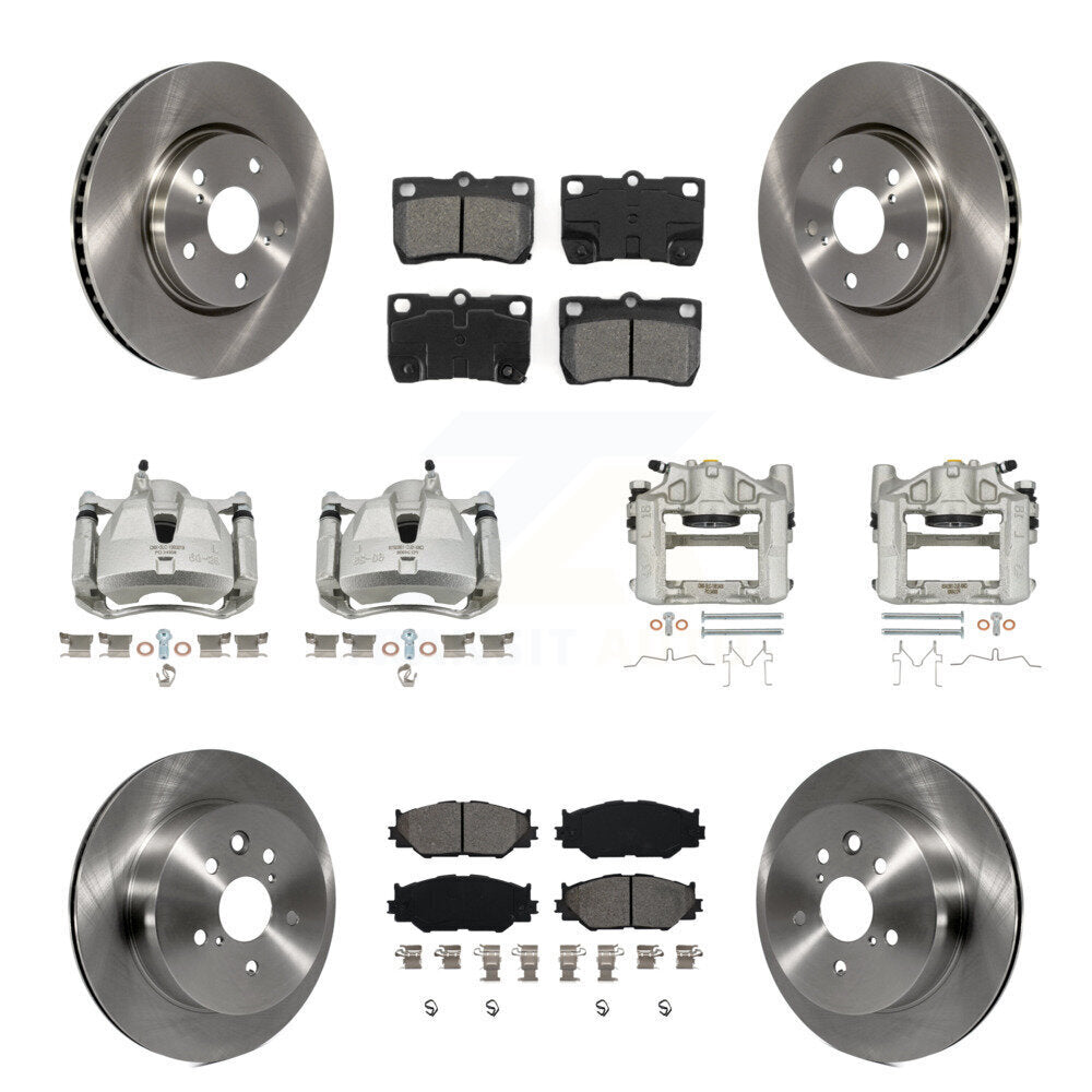 Transit Auto KC8-100968S Disc Brake Kit for 2010-2013 Lexus IS250 - Front and Rear product image