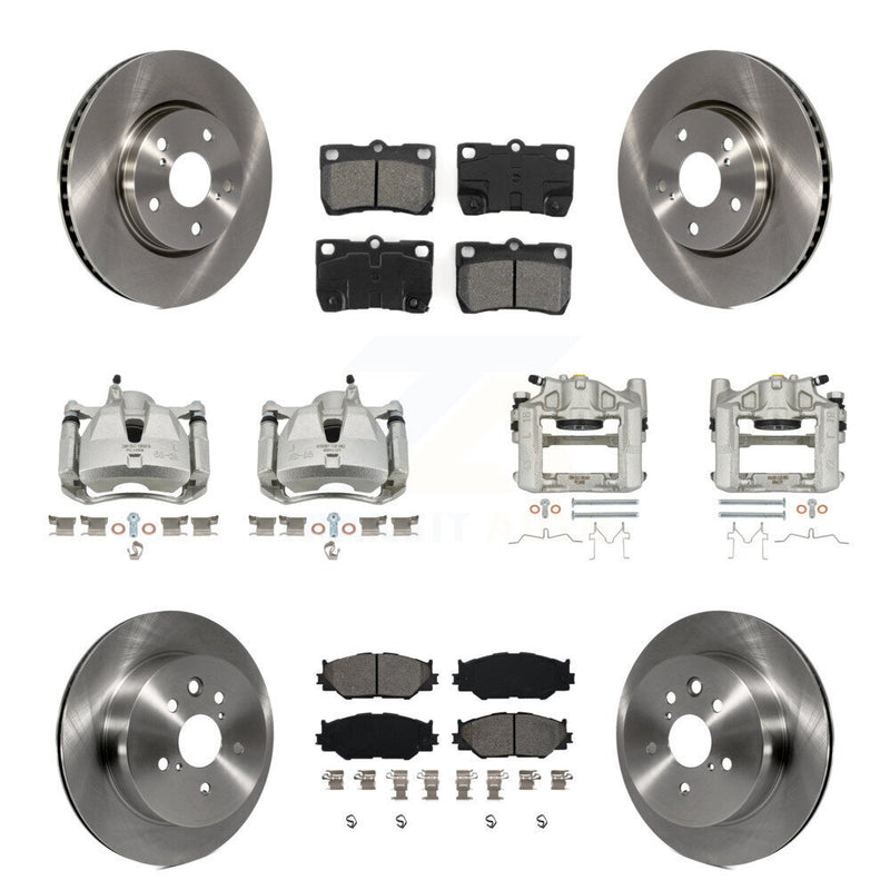 Transit Auto KC8-100968S Disc Brake Kit for 2010-2013 Lexus IS250 - Front and Rear product image