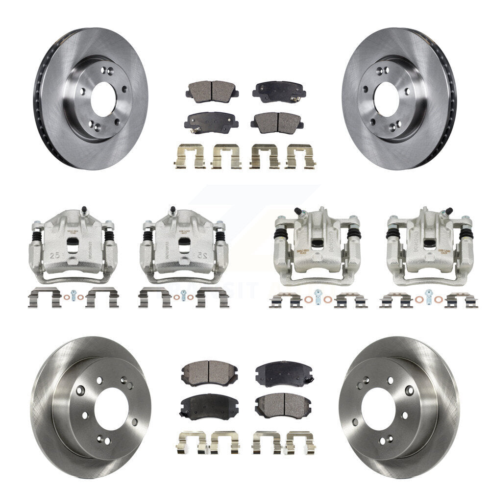 Transit Auto KC8-100969T Disc Brake Kit for 2010-2011 Kia Soul - Front and Rear product image