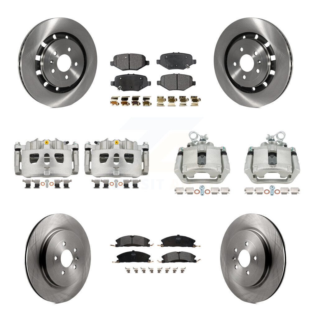 Transit Auto KC8-100970P Disc Brake Kit for 2013-2019 Ford Taurus, Ford Explorer, Ford Special Service Police Sedan & more - Front and Rear product image